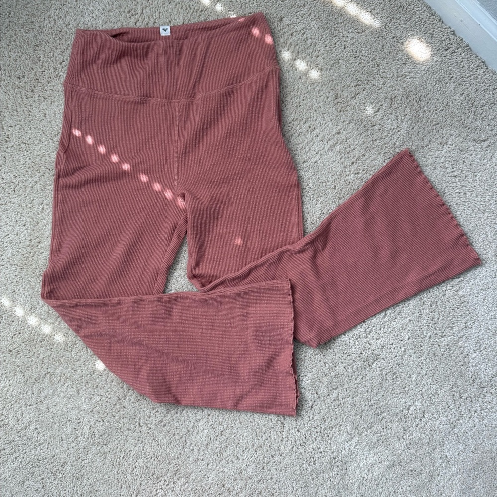Roxy Girls flared ribbed legging. Size L/ 12.